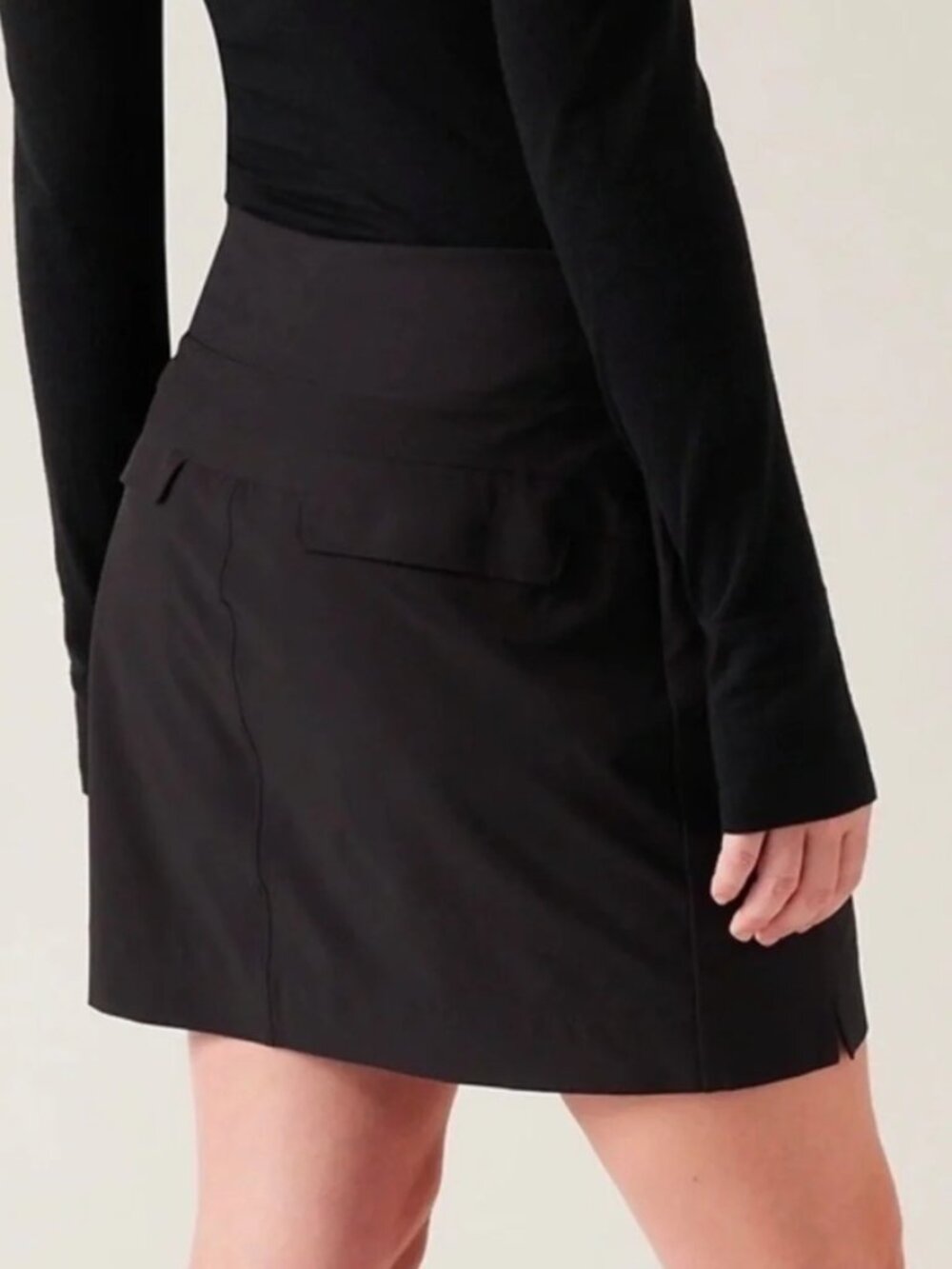 Athleta Soho Skort Black Minimalist Casual Golf/Sports Skirt - Picture 5 of 12